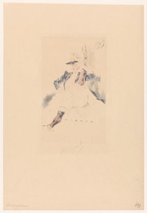 Saluting Cancan Dancer
