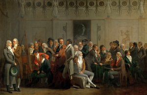 Meeting of Artists in the Atelier of Isabey