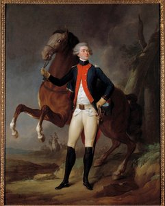Portrait of Marie Gilbert Mottier, Marquis de La Fayette