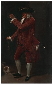 A Gentleman with a Dog by Louis Leopold Boilly