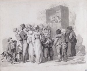 The Poor Cat (sketch) by Louis Leopold Boilly