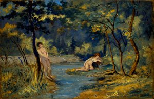 Standing and Reclining Nymphs
