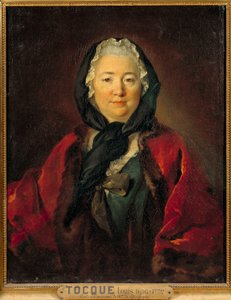 Presumed Portrait of Madame de Graffigny, French Writer by Louis Tocqué