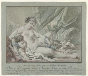 Cupid Begs Venus to Return His Arrows