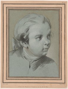 Head of a Young Boy Turned Three-Quarters to the Right by Louis Marin Bonnet