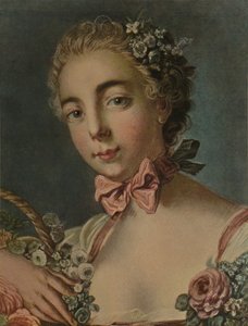 La Tete De Flore Madame Deshayes by Louis Marin Bonnet
