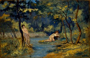 Standing and Reclining Nymphs, 1908