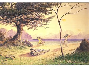 The Rescue, c. 1900 by Louis Michel Eilshemius