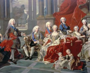 The Family of Philip V of Spain (detail)