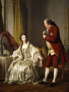 Double Portrait of the Marquis and Marquise de Marigny, 1769 by Louis Michel van Loo