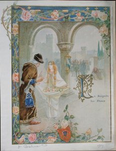 St. Rosalina of Villeneuve (1267-1329) c.1900