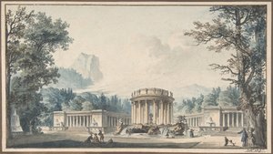 Project for a Fête Decor by Louis Pierre Baltard