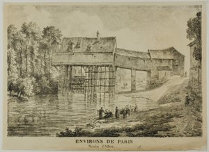 The Environs of Paris: Alfort Mill by Louis Pierre Baltard