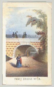 Fancy Bridge No. 14, from the series, Views in Central Park, New York, Part 3, 1864 by Louis Prang