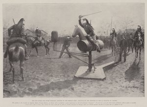 The New Horse for Sword Exercise, adopted by the French Army, Practice by the Troopers of the 3rd Dragons at Nantes by Louis Remy Sabattier
