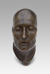 Death Mask of Napoleon, Modeled 1821 Cast 1833 by Louis Richard