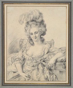Portrait of A Lady, preparatory study for a painting