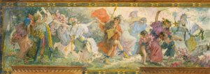 Bacchanale Revel, Pan and Procession by Louis Schaettle