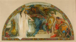 Security (Study for Lunette, Old Senate Office Building) by Louis Schaettle