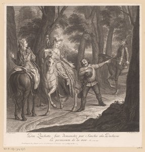 Don Quixote Has Sancho Ask the Duchess for Permission to See Her (series title)