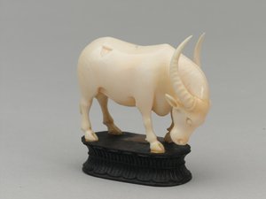 Black Bishop, Chess Piece, India, Circa 1820 by Louis Thomas Bardel