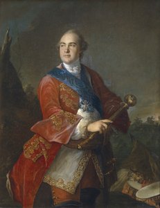 Portrait of Count Kirill Razumovsky 1728-1803, the Last Hetman of Ukraine, 1758