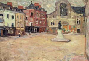 Place de Bernay by Louis Valtat