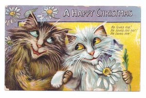 Two Affectionate Cats, c.1910
