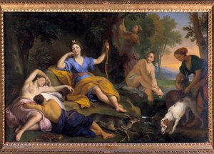 The rest of the goddess Diane and her companions