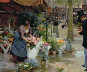 Flower Market in Paris