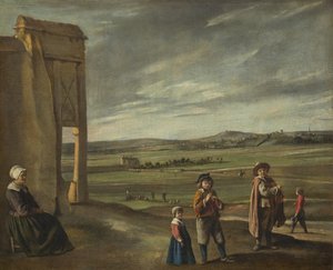 Landscape with Peasants, c. 1640 by Louis le Nain