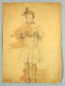 Girl with Bowl by Louise Howland King Cox