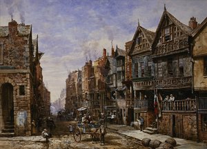 Watergate Street from the Corner of Crook Street, with Eastgate Beyond