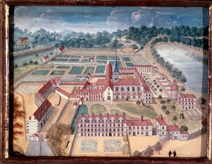 View over Abbey of Port-Royal-des-Champs