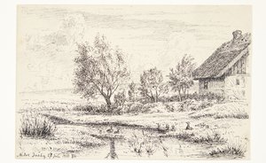 Landscape with Farmhouse
