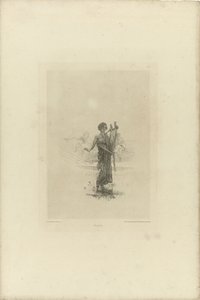 Sketch for the Improviser (original title: Croquis) by Lourens Alma Tadema