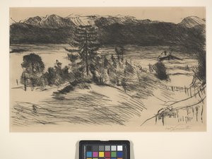 Large Walchenzee by Lovis (1858 1925) Corinth