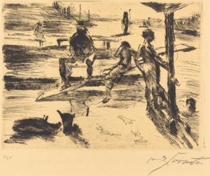 Bathing Place by Lovis Corinth