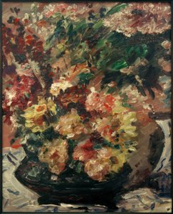 Flowers in a Bronze Pot