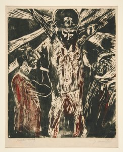 Christ on the Cross by Lovis Corinth