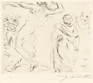 The Banquet of Trimalchio: pl. XI by Lovis Corinth