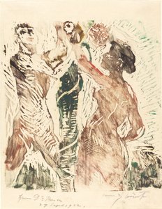 Der südenfall by Lovis Corinth