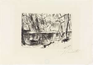 In the Tiergarten by Lovis Corinth