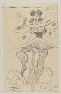 Lovis Corinth to Carl Strathmann by Lovis Corinth
