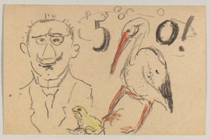 Lovis Corinth to Carl Strathmann: Postcard, Postmarked September 11, 1916 by Lovis Corinth
