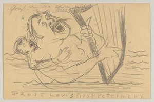 Lovis Corinth to Carl Strathmann: Postcard, Postmarked July 18, 1903 by Lovis Corinth