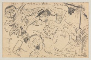 Lovis Corinth to Carl Strathmann: Postcard, Postmarked September 20, 1901
