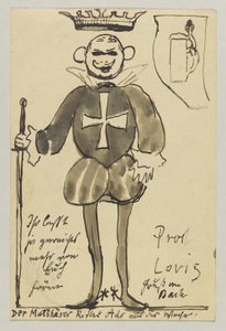 Lovis Corinth to Carl Strathmann: Postcard, Postmarked June 21, 1902 and June 22, 1902 by Lovis Corinth