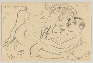 Lovis Corinth to Carl Strathmann: Postcard, Postmarked March 25, 1908