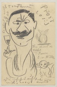 Lovis Corinth to Carl Strathmann: Postcard, Postmarked March 29, 1904